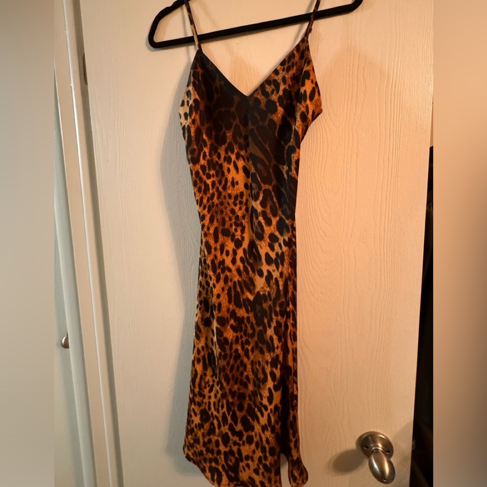 Maxi cheetah dress